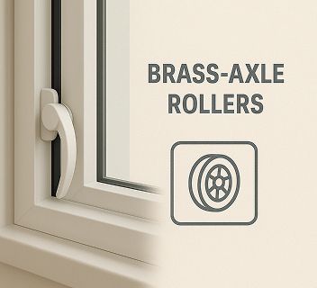 Brass‑Axle Rollers