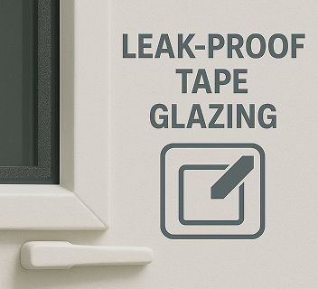 Leak-Proof Tape Glazing