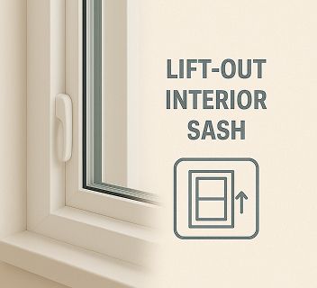 Lift‑Out Interior Sash