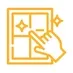 a hand gently lifting a sliding window sash out of its frame, sparkling glass highlights cleanliness a hand gently lifting a sliding window sash out of its frame, sparkling glass highlights cleanliness